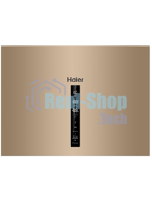 Холодильник Haier C4F744CGGU1 золотистый двухкамерный 303/136л морозилка снизу, No Frost