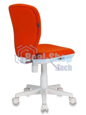 Кресло детское Бюрократ KD-W10/26-29-1 оранжевый 26-29-1 (пластик белый)
