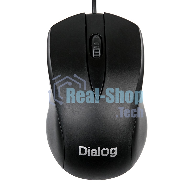 Мышь проводная Dialog Comfort MOС-15U черный, 1200 dpi, USB, кнопки - 3