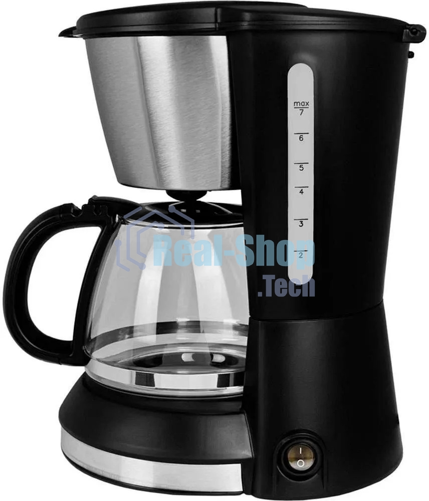 Кофеварка капельная Vitek VT-1506 ВК черный, молотый кофе, 0.7 л, 550 Вт