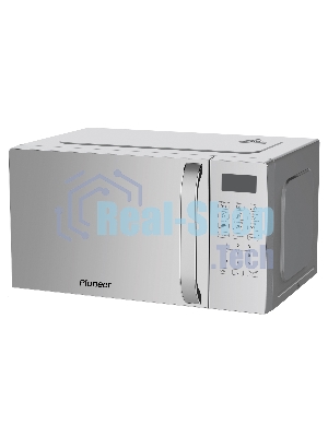 Микроволновая печь Pioneer MW255S серебристый, 20 л, 700 Вт, переключатели - сенсор