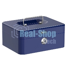 Сейф для денег Deli ET503 90х 200х 160 мм, ключевой, синий