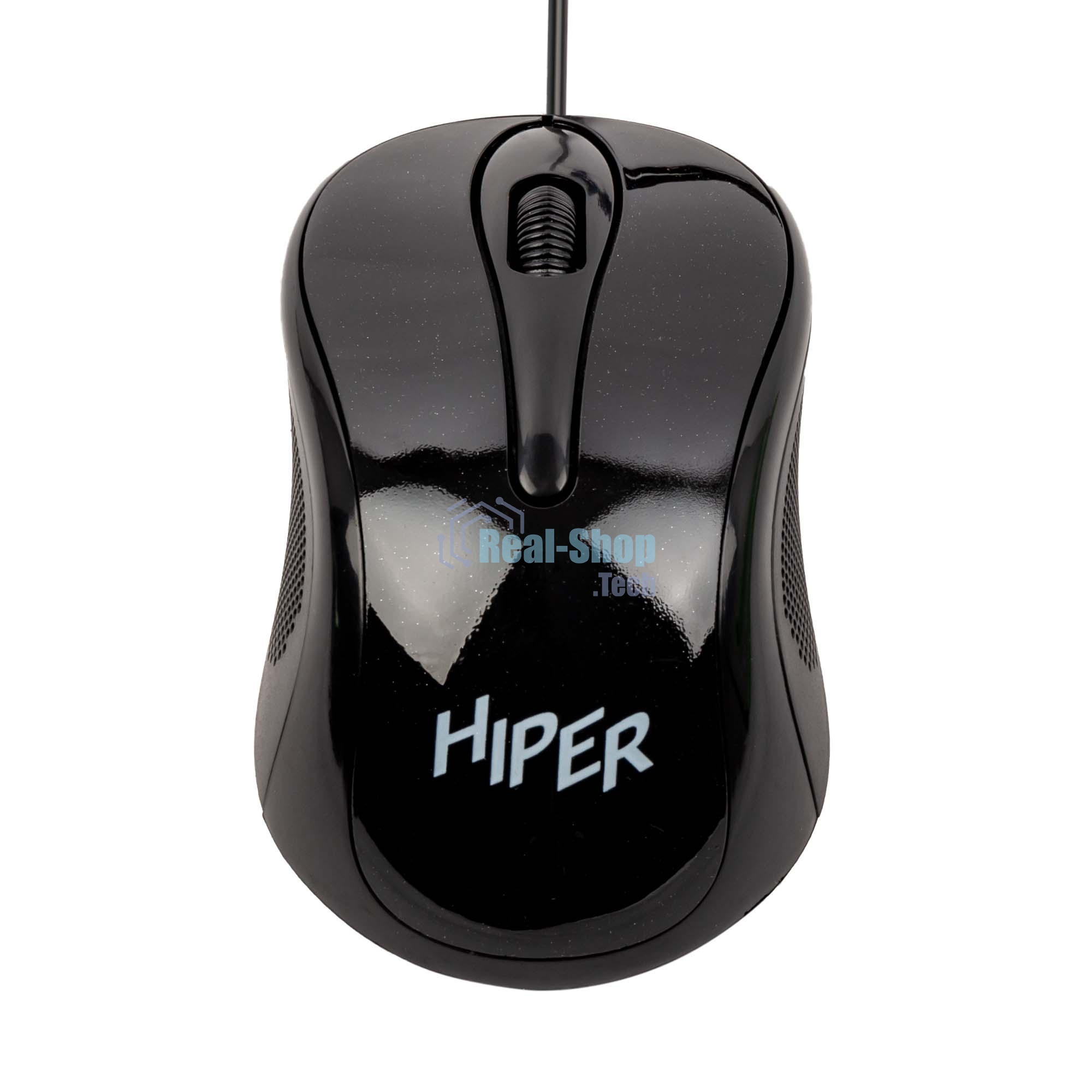 Мышь проводная HIPER HOM-031 черный, 1000 dpi, USB, кнопки - 3
