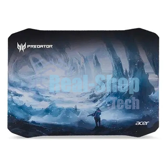 Коврик для мыши Acer Predator Ice Tunnel черный/синий 255x355x3мм