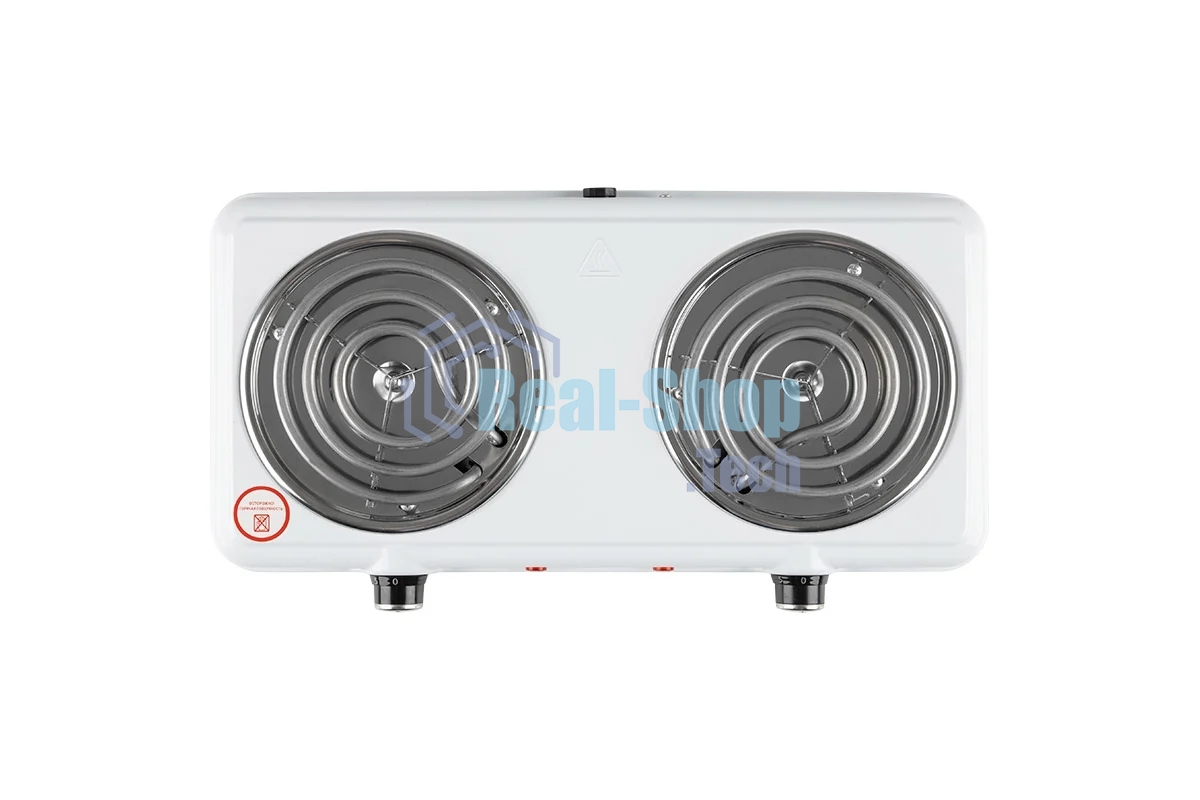 Плитка электрическая HOMESTAR HS-1109, 2 конф, белый, ТЭН