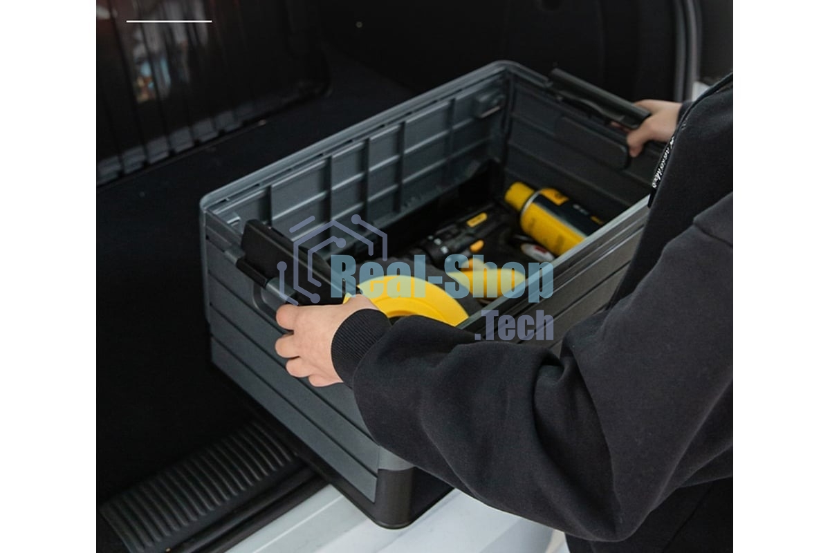 Ящик для инструментов складной Deli DL884135 480 х 300 х 240 мм, 35 литров