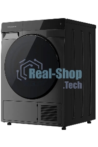 Сушильная машина Kuppersberg DM 590 GR, High-Tech, загрузка 10 кг, 16 программ, тепловой насос, отсрочка старта, реверс барабана, ультрафиолет, сенсорное управление, блокировка от детей, энергоэффективность А+, серый