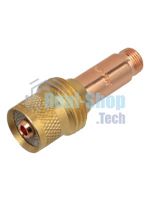 Держатель цанги Denzel с газовой линзой для электрода 2,4 мм, 2 шт