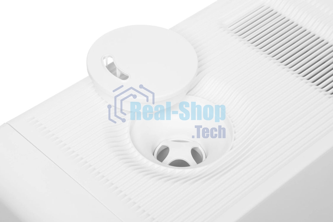Увлажнитель воздуха Royal Clima VOLPE RUH-VP270/6.5E-WT белый, 30 м², 6.5 л, ультразвуковой, производительность 270 мл/ч, гигростат, ароматизация, управление по Wi-Fi (SmartLife), пульт ДУ
