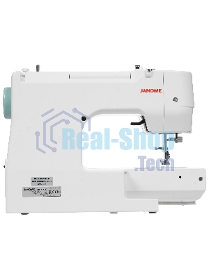 Швейная машина Janome HD6130 белый/зеленый, компьютеризированная, горизонтальный, 30 операций, автоматическая петля