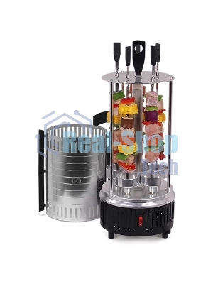 Шашлычница электрическая BQ BBQ1000 черный/стальной