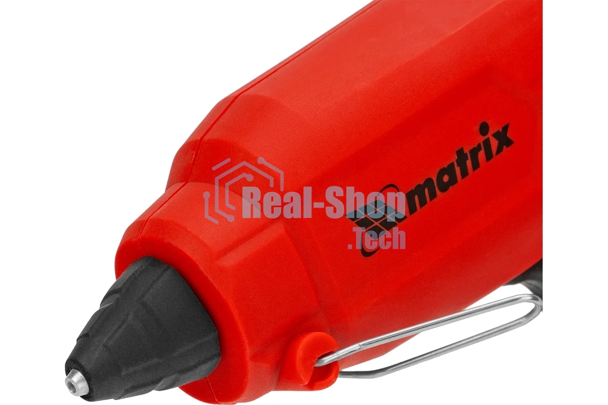 Клеевой пистолет Matrix 11 мм, 40 (100) Вт, 18 г/мин, выключатель и индикатор напряжения