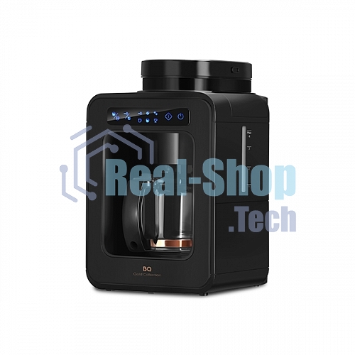 Кофеварка капельная BQ CM7000 Black-Rose Gold со встроенной кофемолкой, исп. кофе - молотый/зерновой, 0.6 л, 600 Вт.