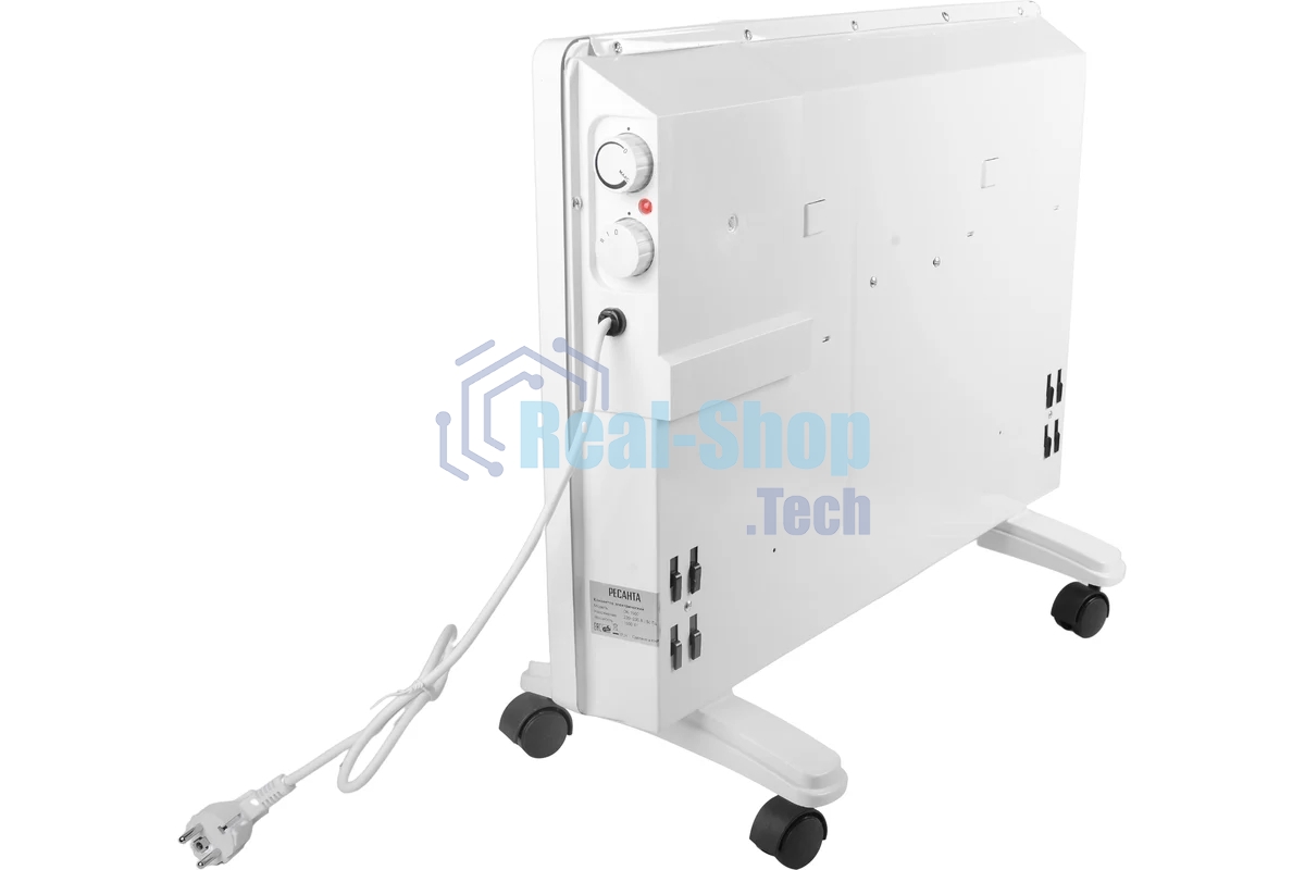 Конвектор Ресанта ОК-1500 белый, 1500 Вт, 20 м2, термостат