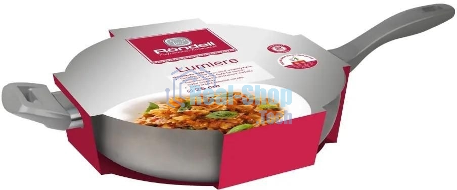 Сотейник Rondell Lumiere RDA-596, 26 см, с крышкой, серый
