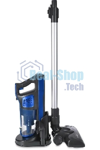 Пылесос вертикальный Blackton Bt VCA1401B черный-синий, питание от аккумулятора, 120 Вт, уборка сухая, пылесборник 0.6 л, работа от АКБ max 40 мин