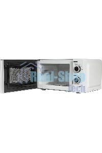 Микроволновая печь JVC JK-MW121M белый, 20 л, 700 Вт, переключатели - поворотный механизм