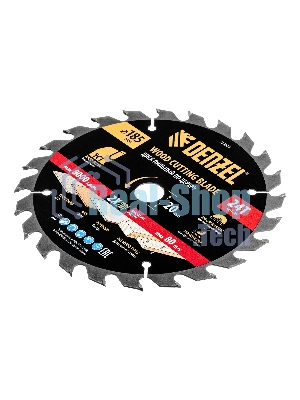 Пильный диск по дереву с гвоздями Denzel ф185 х 20 мм, 24 зубов 733937