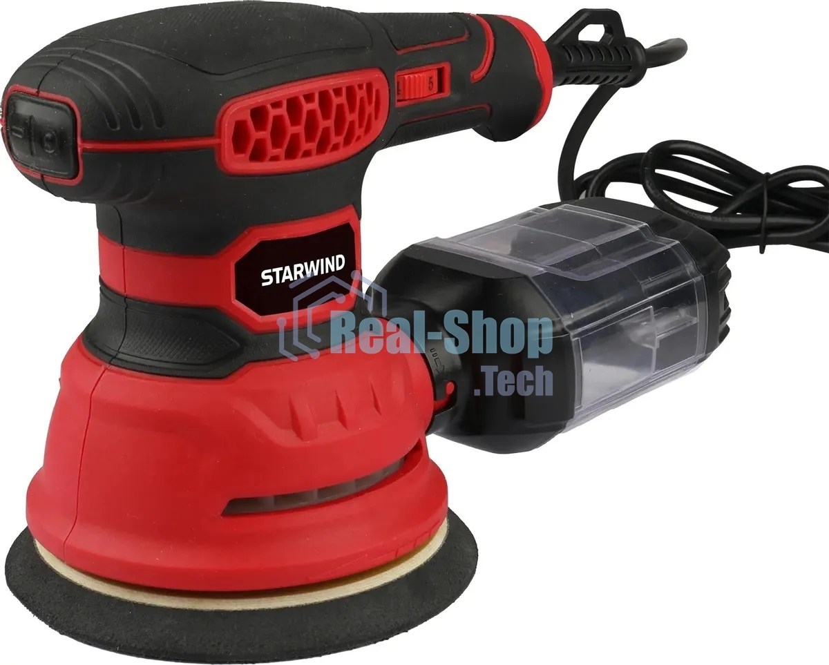 Эксцентриковая шлифовальная машина Starwind OS125-400S1 400Вт D125мм