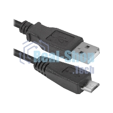 Кабель Defender USB08-06 USB 2.0 кабель для соед. USB 2.0 AM-MicroBM,1.8м, PolyBag