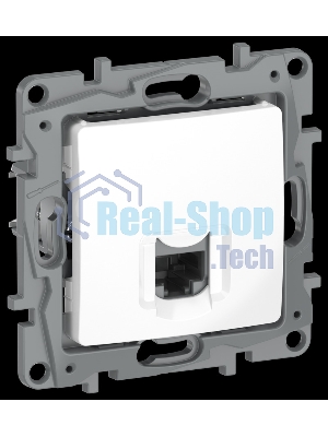 IEKETIKA Розетка компьютерная RJ45 категория 5Е UTP 6722411 белый
