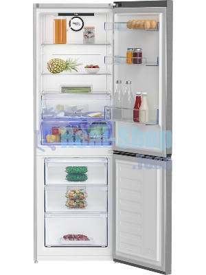 Холодильник Beko B3RCNK362HX нержавеющая сталь двухкамерный 220/100л морозилка снизу Total No Frost