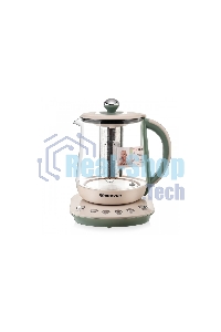 Чайник электрический BRAYER BR1015 2200 Вт,1,5 л, подст, 40-100 °С, завар.чая, стеклян