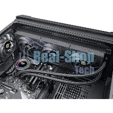 Система жидкостного охлаждения Thermaltake Toughliquid 360 Ex Pro ARGB Soc-AM5/AM4/1151/1200/1700 черный 4-pin 22.6dB Al+Cu Ret (CL-W400-PL12BL-A)