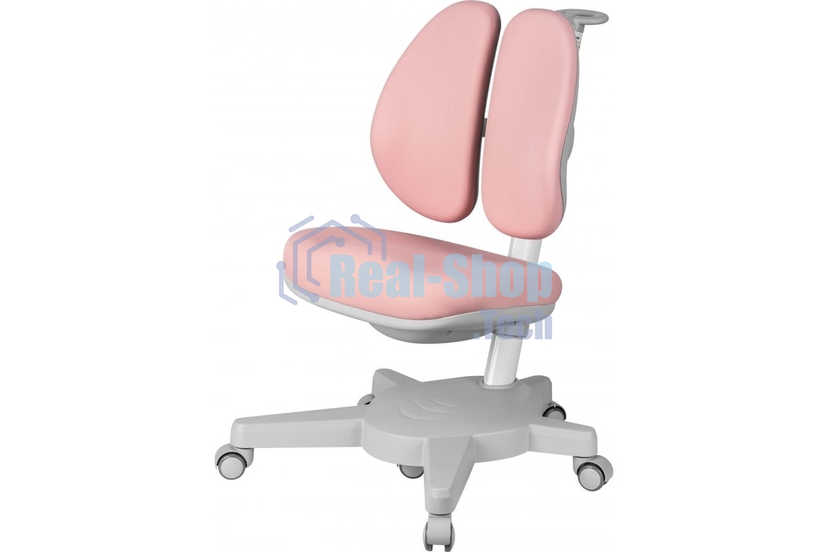 Кресло детское Cactus CS-CHR-3604PK розовый крестов. пластик серый