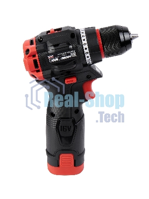 Дрель-шуруповерт Elitech CD 16L2, 16 В, 2 Ач, 55 Нм, бесщеточный