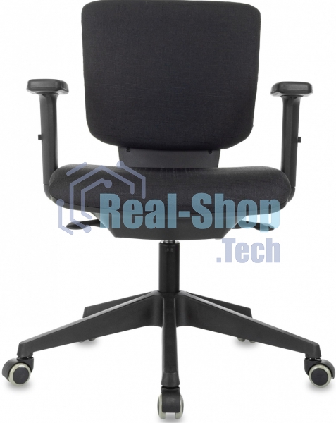 Кресло офисное Бюрократ Dali черный 38-418 крестов. пластик