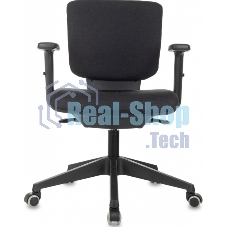 Кресло офисное Бюрократ Dali черный 38-418 крестов. пластик