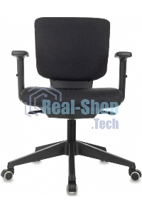 Кресло офисное Бюрократ Dali черный 38-418 крестов. пластик