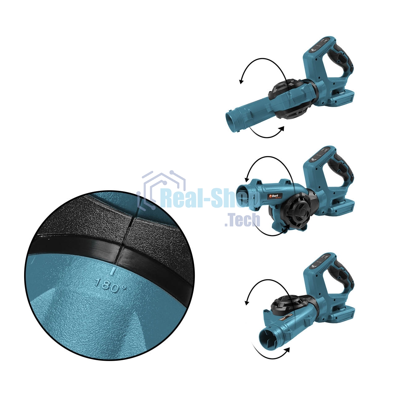 Воздуходувка аккумуляторная Bort BSS-21U-Li (без АКБ и ЗУ)