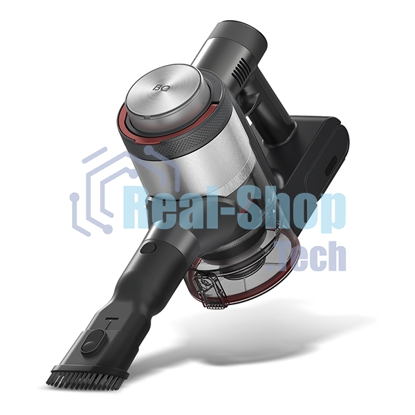 Пылесос вертикальный BQ VCA1005W Aqua Pro PREMIUM серый, питание от аккумулятора, 220 Вт, уборка сухая/влажная, пылесборник 0.5 л