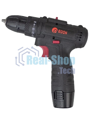 Дрель-шуруповерт Edon AD-1201, 12 В, 1,5 Ач, 30 Нм, щеточный