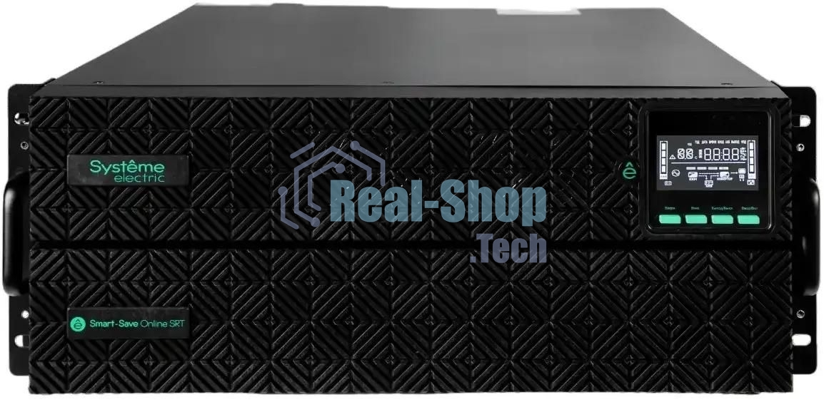 Источник бесперебойного питания Systeme Electric Smart-Save Online SRTSE 2 SRTSE8KRTXLIG2 / 8000 ВА / 8000 Вт / 5 x IEC 320 C13, 3 x IEC 320 С19
