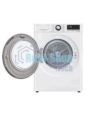Сушильная машина LG DC90V3V6W белый, 9 кг, сушка - тепловой насос, программ - 14, 60 x 85 x 66 см