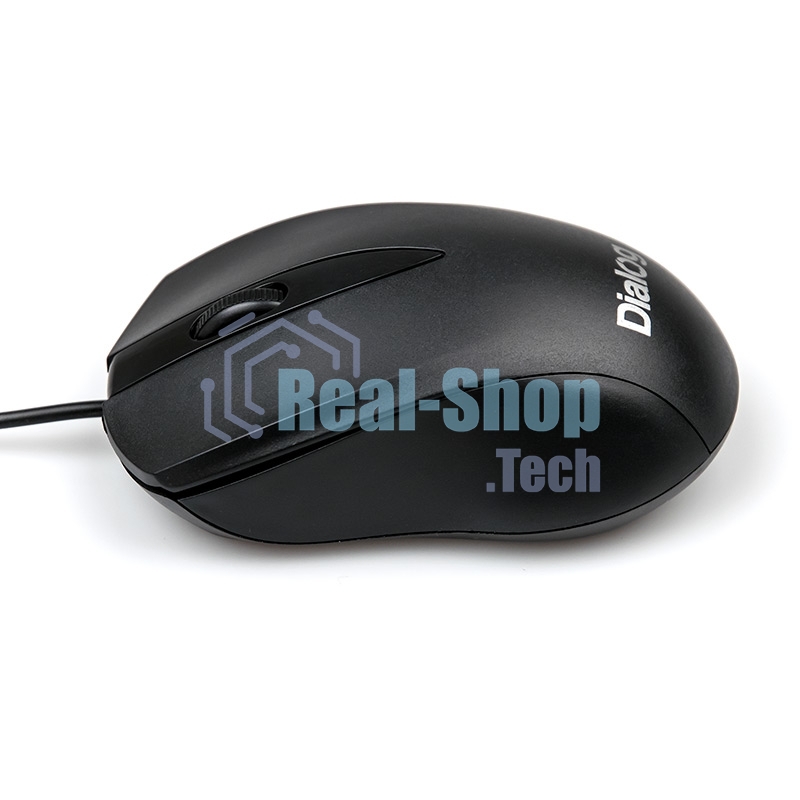 Мышь проводная Dialog Comfort MOС-15U черный, 1200 dpi, USB, кнопки - 3