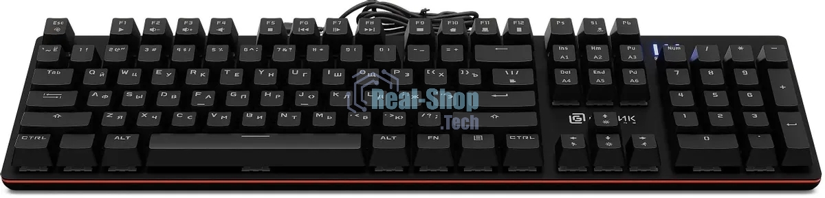 Клавиатура проводная Oklick 990 G2 (1875240), USB, черный