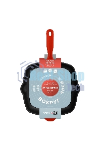 Сковорода-гриль Maunfeld DEVON MGP27CE16R из эмалированного чугуна, 27х27 см