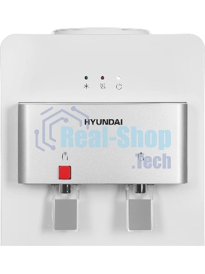 Кулер для воды Hyundai H-WD1327E, верхняя загрузка, нагрев 95 °С, охлаждение 10 °С, белый