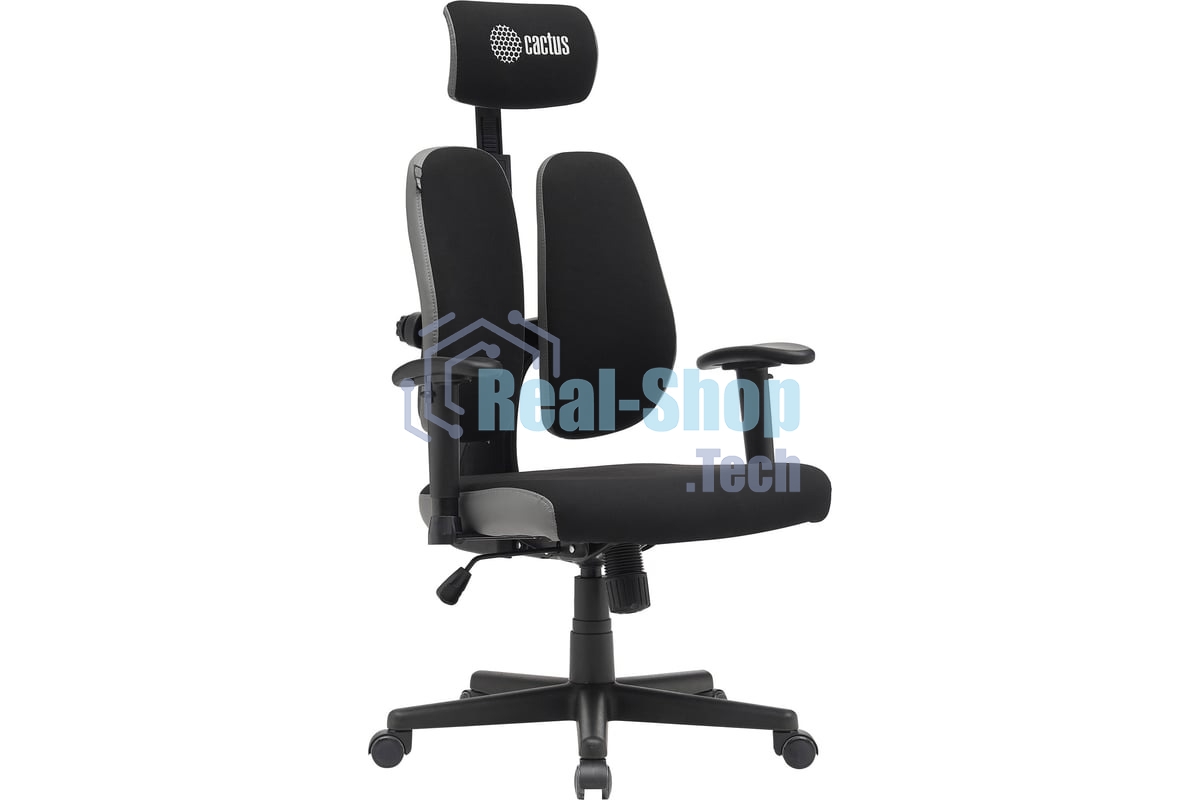 Кресло компьютерное Cactus CS-CHR-MC03-BKGY черный