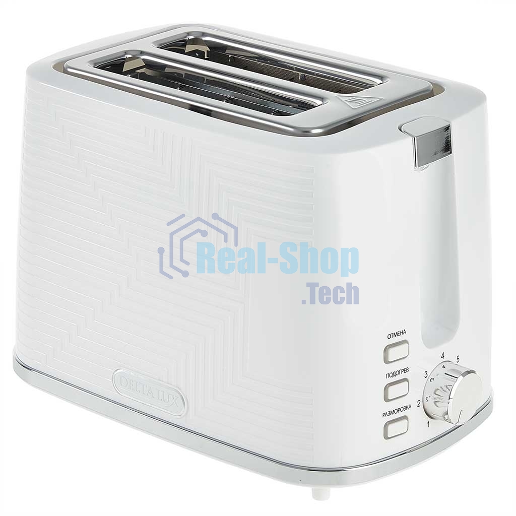 Тостер DELTA LUX DE-400 белый