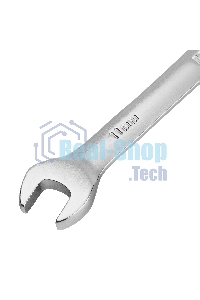 Ключ комбинированный трещоточный Denzel 14705 11 мм, CrV, матовый хром