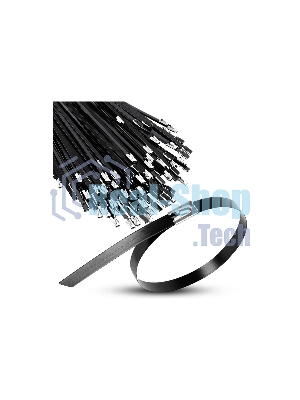 Хомут кабельный TOKOV ELECTRIC 7.9х400 сталь ANSI 304 с покрытием