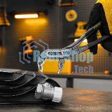 Клещи переставные Denzel обливные рукоятки, 240 мм