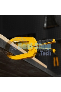 Струбцина Denzel клещеобразная, удлиненная 75 х 110 мм двухкомпонентные рукоятки