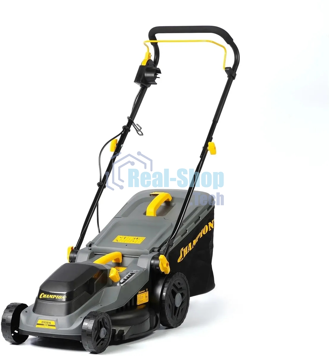 Газонокосилка электрическая Champion EM3816, от сети, 1600 Вт