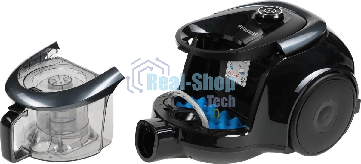 Пылесос Samsung VC18M21D0VG/EV титан, 380/1800 Вт, уборка сухая, пылесборник контейнер 1.5 л